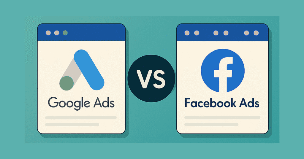 Google Ads Facebook ads